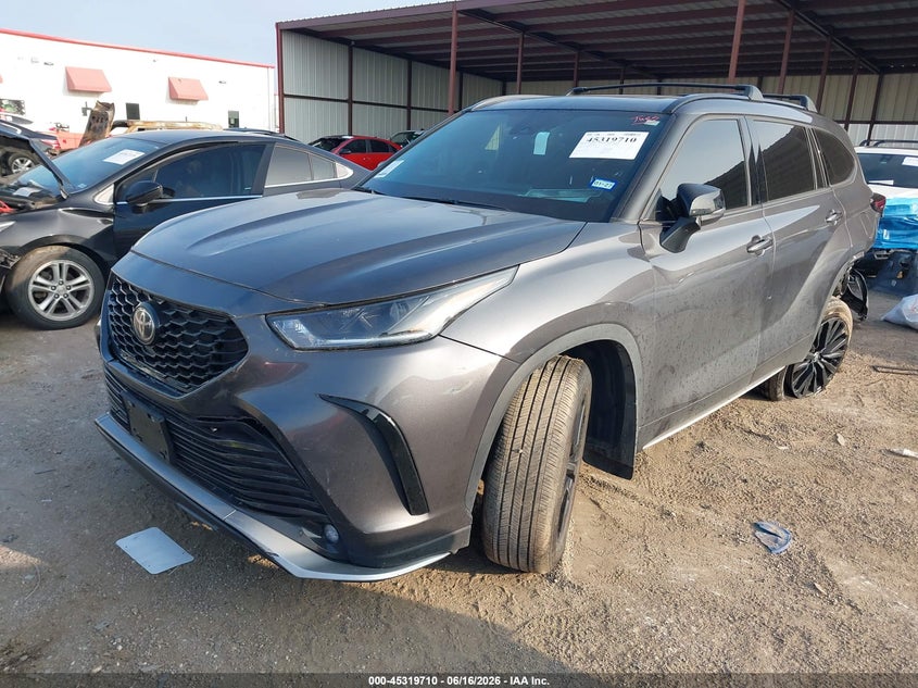 Vin: 5tdkdrbh9ss576710, lot: 45817642, toyota highlander xse 20252