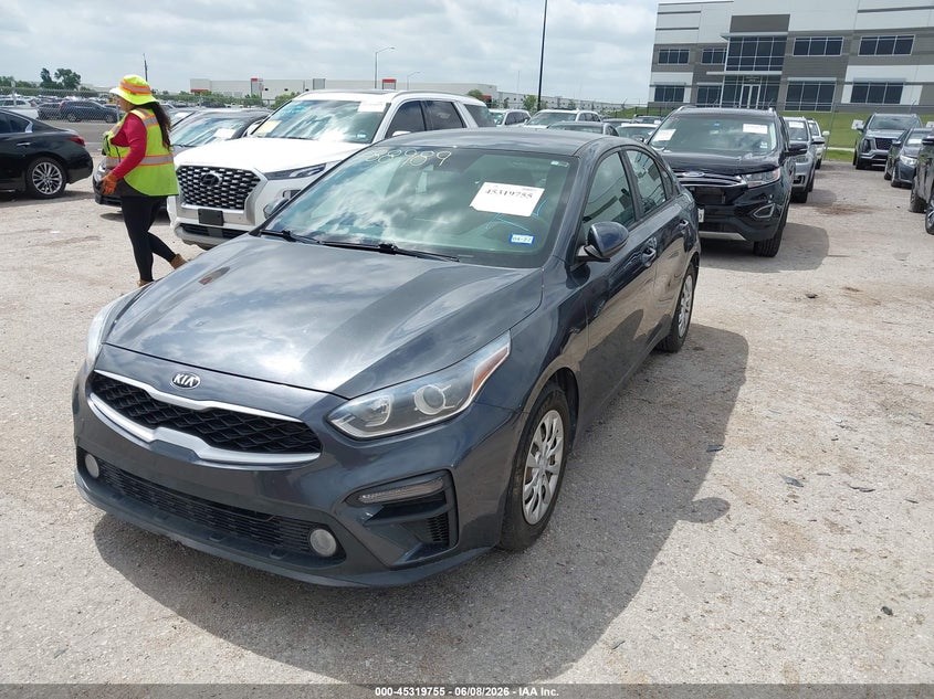 Vin: 3kpf24ad8ke034520, lot: 45817688, kia forte fe 20192