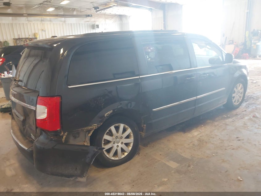 Vin: 2c4rc1bg9fr505077, lot: 45817776, chrysler town & country touring 20154