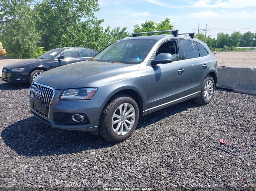 Vin: wa1cfafp3fa035893, lot: 45817778, audi q5 2.0t premium 20152