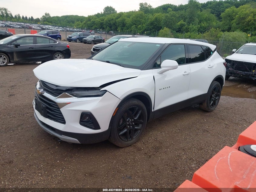 Vin: 3gnkbhrs1ls570261, lot: 45817818, chevrolet blazer awd 2lt 20202