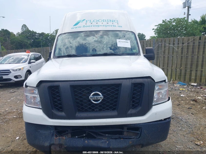 2016 Nissan Nv Cargo Nv2500 Hd Sv V6 VIN: 1N6BF0LYXGN806317 Lot: 45319906