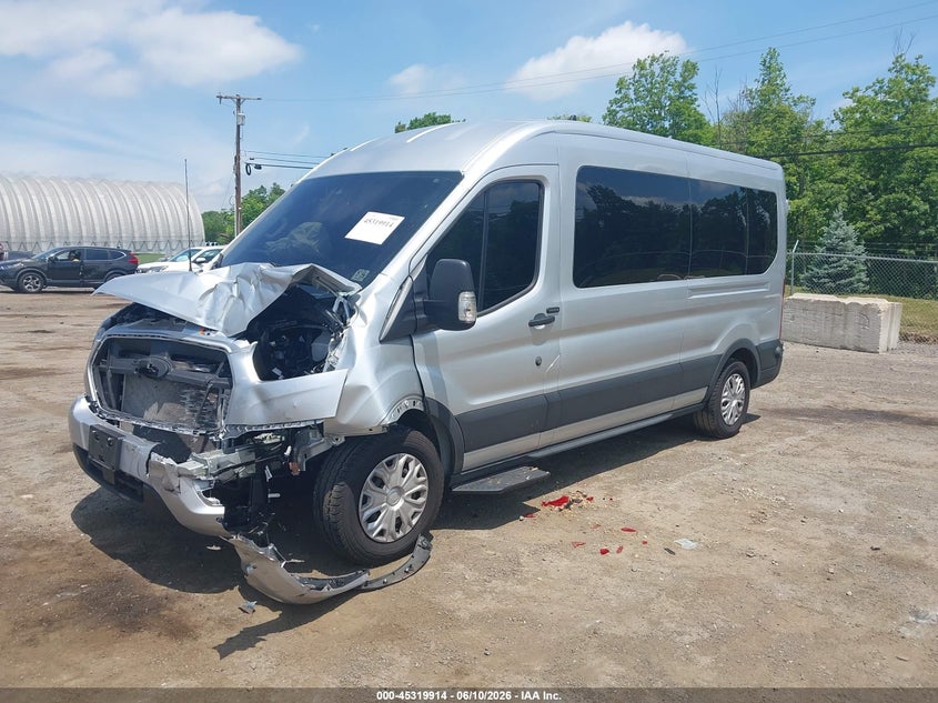 Vin: 1fbax2c88rkb01113, lot: 45817847, ford transit-350 passenger van xlt 20242
