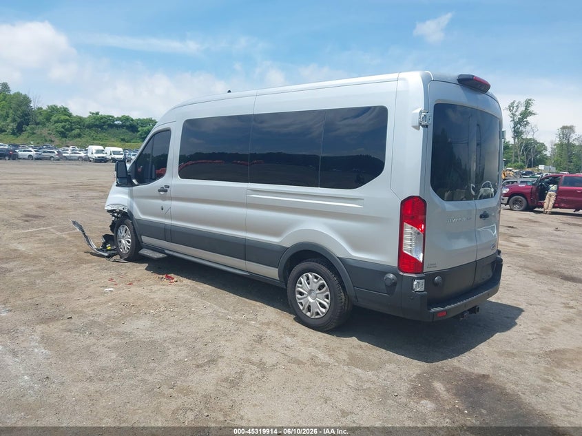 Vin: 1fbax2c88rkb01113, lot: 45817847, ford transit-350 passenger van xlt 20243