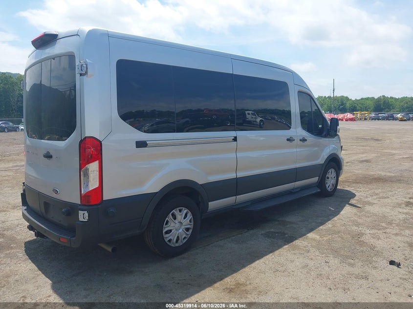 Vin: 1fbax2c88rkb01113, lot: 45817847, ford transit-350 passenger van xlt 20244
