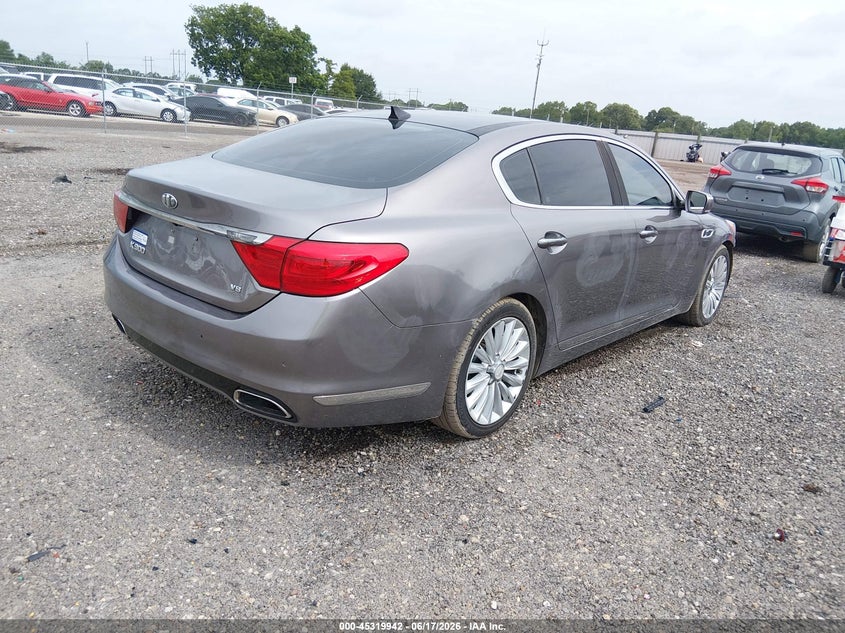 Vin: knalw4d43f6020598, lot: 45817875, kia k900 luxury 20154