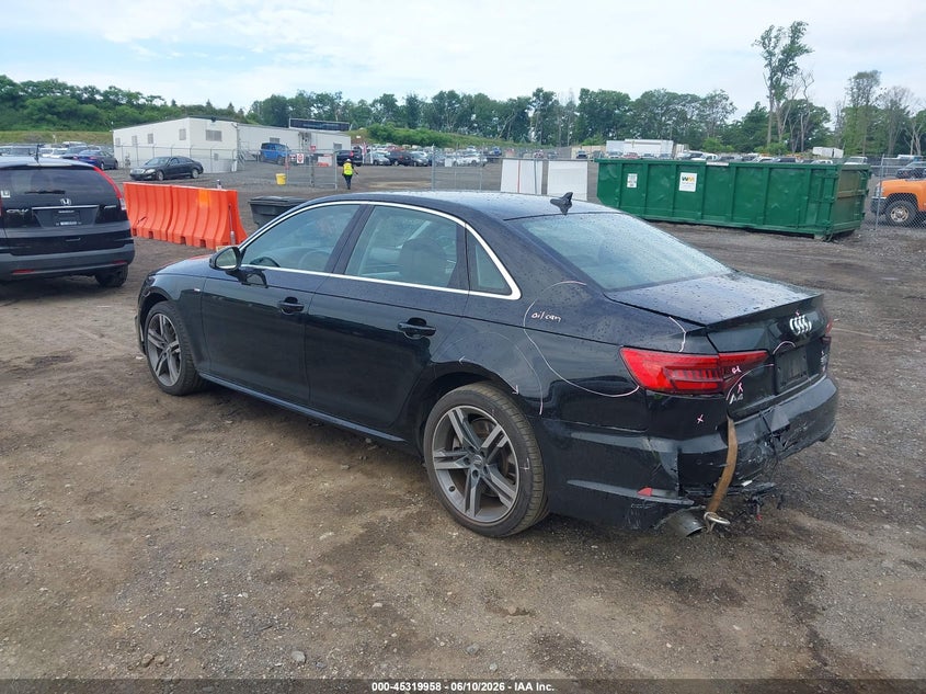 Vin: wauenaf40hr0f5653, lot: 45817891, audi a4 20173