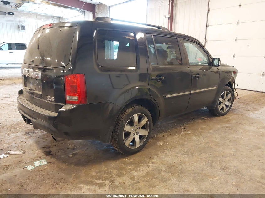 Vin: 5fnyf4h95db045227, lot: 45817906, honda pilot touring 20134