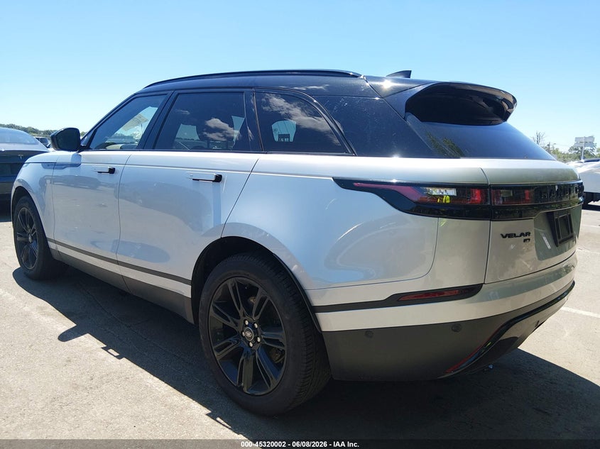 Vin: salyj2ex6ma322765, lot: 45817935, land rover range rover velar p250 s 20213