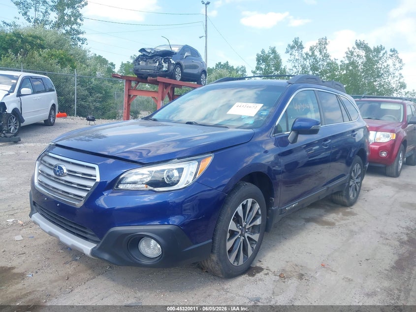 2015 Subaru Outback 2.5 2.5I Limited blue Lot 111045320011 Vin 4S4BSAJC5F3202420