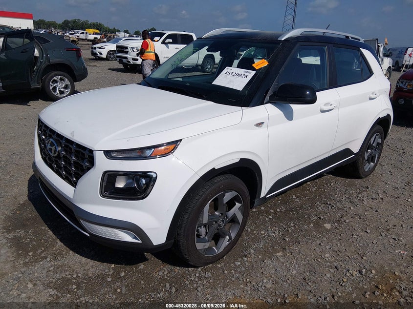 Vin: kmhrc8a39tu426008, lot: 45817961, hyundai venue sel w/two-tone roof 20262