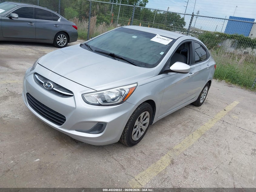 Vin: kmhct4ae6gu007331, lot: 45817965, hyundai accent se 20162