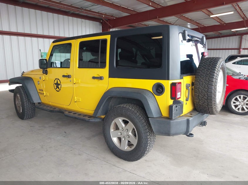 Vin: 1c4bjwdg3fl718262, lot: 45817971, jeep wrangler unlimited sport 20153