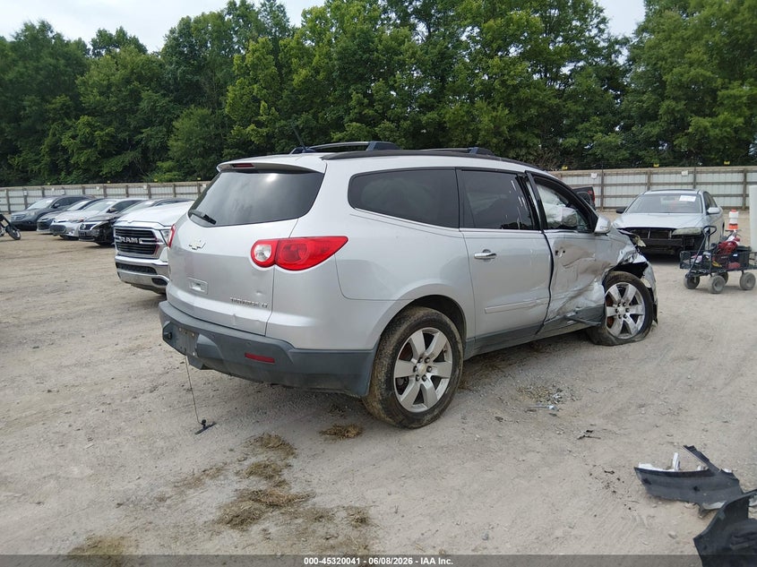 Vin: 1gnkvged2cj137848, lot: 45817974, chevrolet traverse 1lt 20124