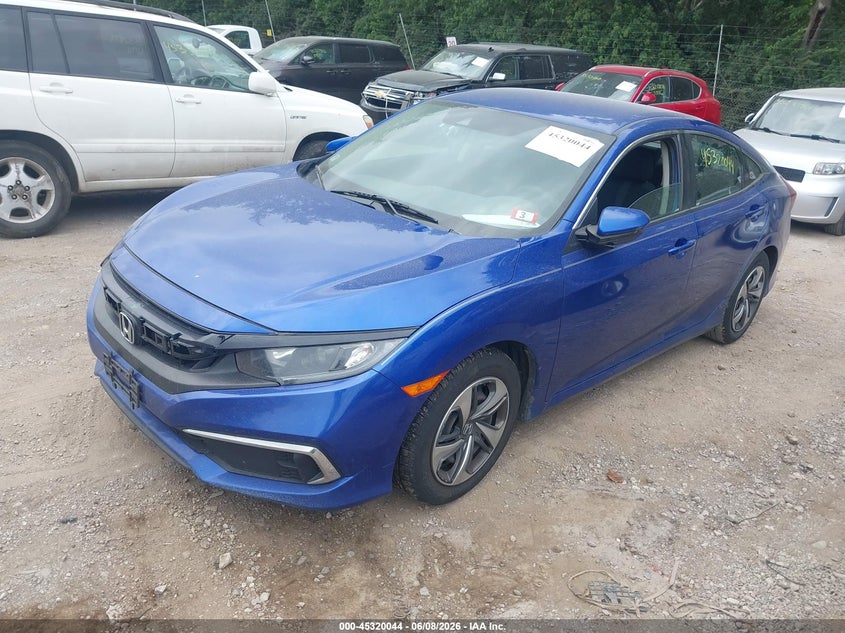 Vin: 2hgfc2f65lh545041, lot: 45817977, honda civic lx 20202