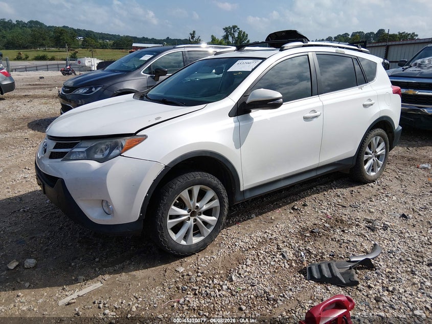 Vin: 2t3dfrev0dw087800, lot: 45818010, toyota rav4 limited 20132