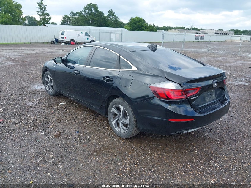 Vin: 19xze4f17ke033491, lot: 45818013, honda insight lx 20193