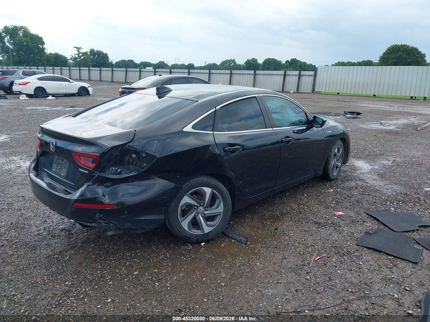 Vin: 19xze4f17ke033491, lot: 45818013, honda insight lx 20194