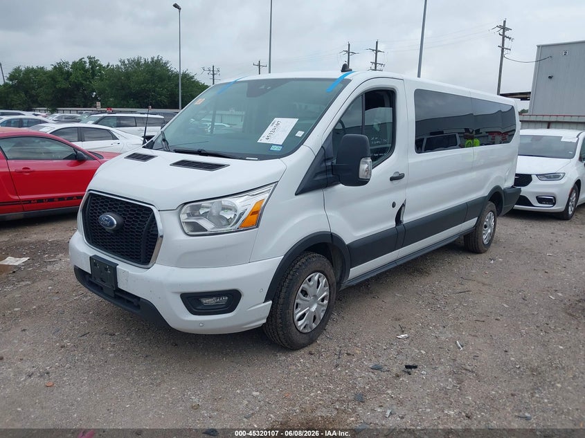 Vin: 1fdax2y82mka64259, lot: 45818040, ford transit-350 passenger van xlt 20212