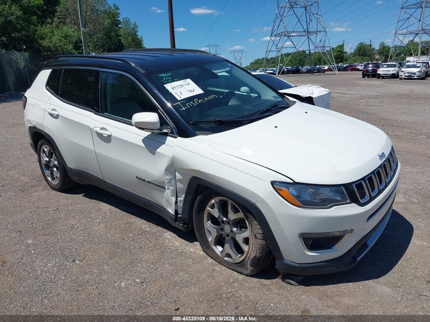 Vin: 3c4njdcb0lt116703, lot: 45818042, jeep compass limited 4x4 2020 img_1