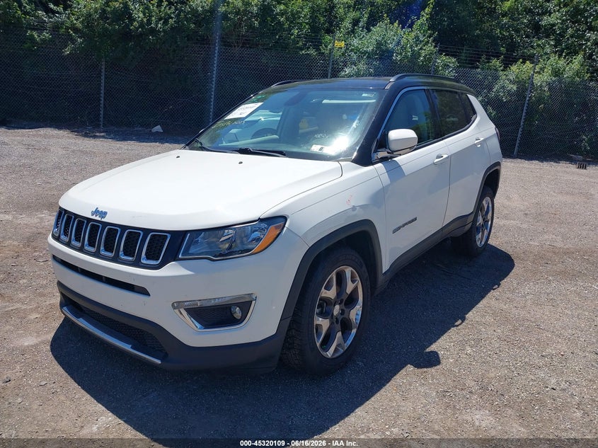 Vin: 3c4njdcb0lt116703, lot: 45818042, jeep compass limited 4x4 20202