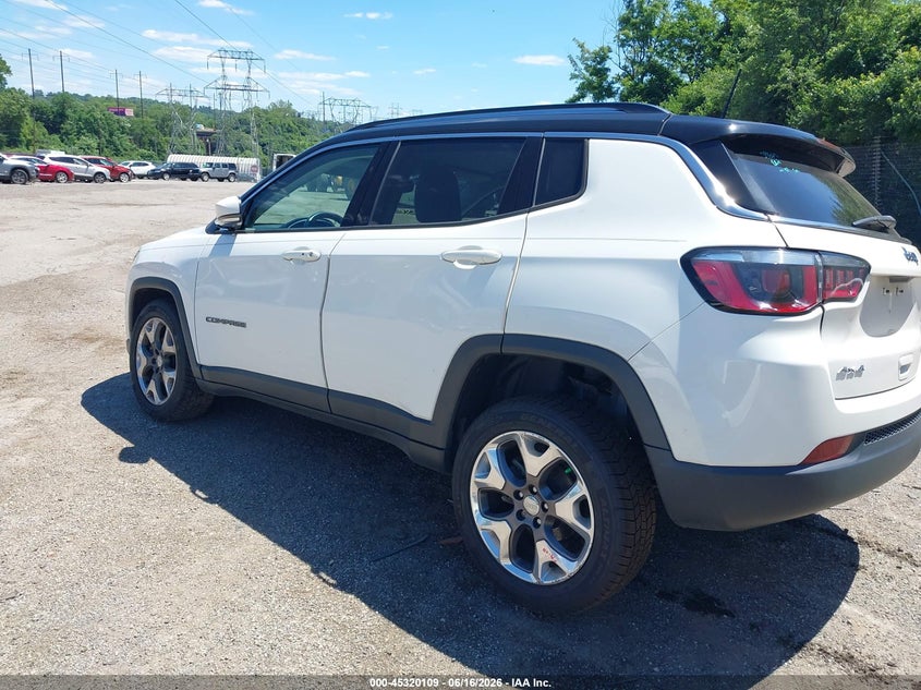 Vin: 3c4njdcb0lt116703, lot: 45818042, jeep compass limited 4x4 20203