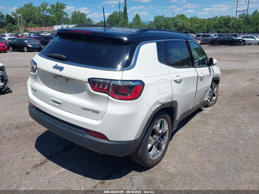 Vin: 3c4njdcb0lt116703, lot: 45818042, jeep compass limited 4x4 20204