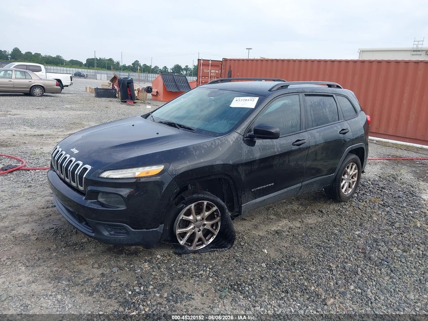 Vin: 1c4pjlab1gw160778, lot: 45818085, jeep cherokee sport 20162