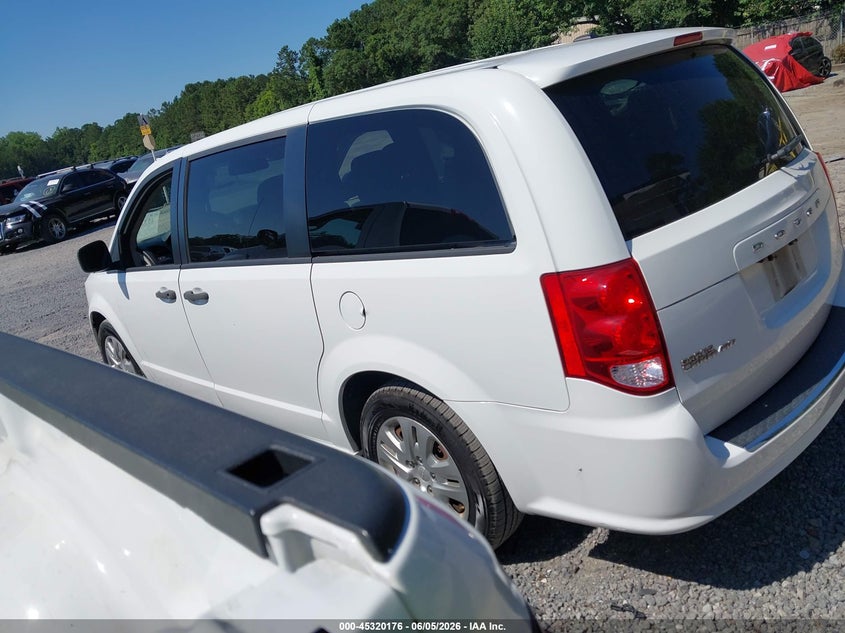 Vin: 2c4rdgbg6lr217965, lot: 45818109, dodge grand caravan se 20203