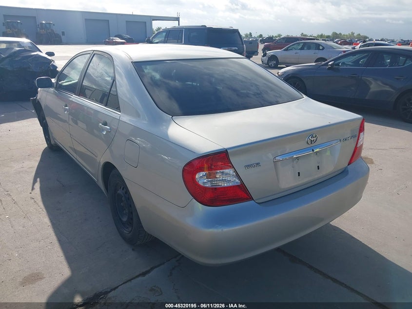 2002 TOYOTA CAMRY SEDAN 2.4L I-4 DOHC, VVT, 157HP