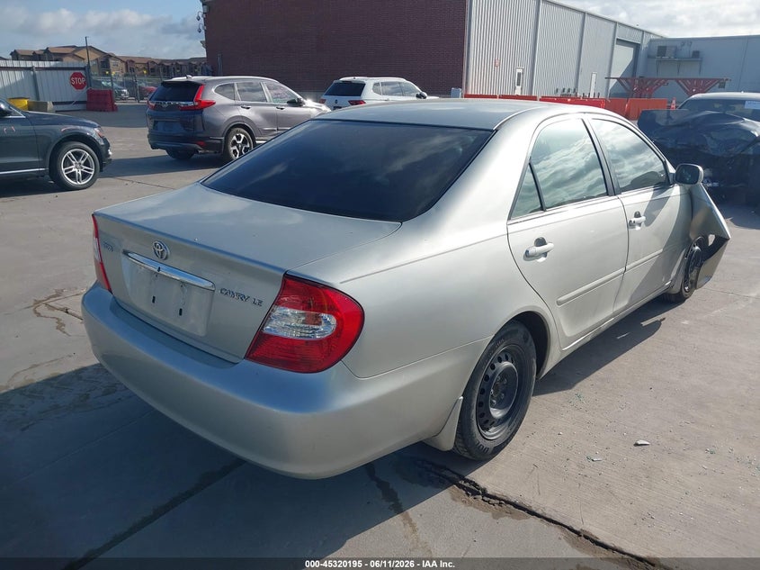 2002 TOYOTA CAMRY SEDAN 2.4L I-4 DOHC, VVT, 157HP