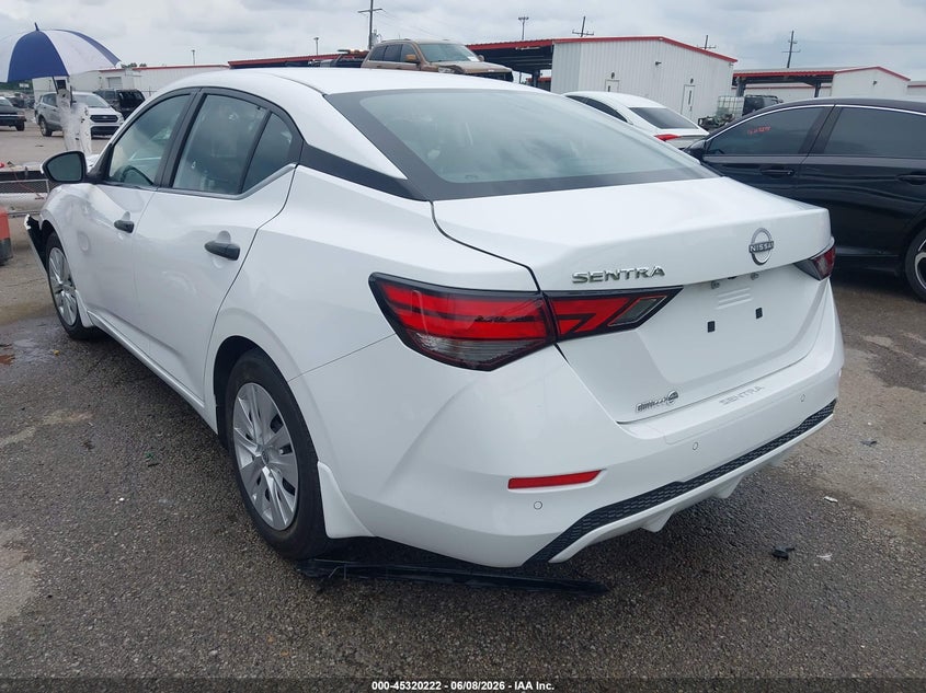 Vin: 3n1ab8bv0ry246171, lot: 45818154, nissan sentra s xtronic cvt 20243