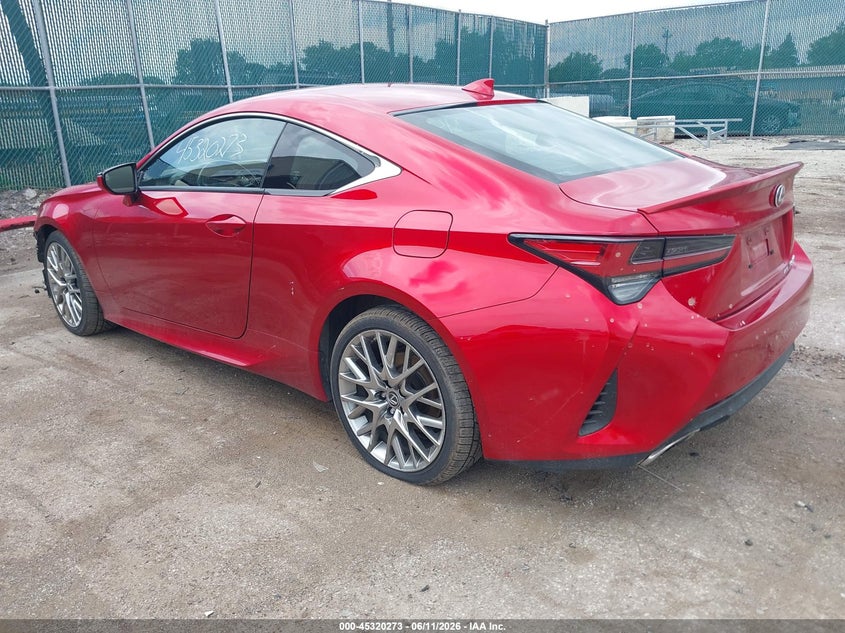 Vin: jthd85ec1m5006262, lot: 45818206, lexus rc 300 20213