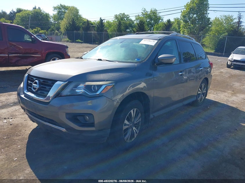 Vin: 5n1dr2mm7hc617577, lot: 45818209, nissan pathfinder platinum/s/sl/sv 20172