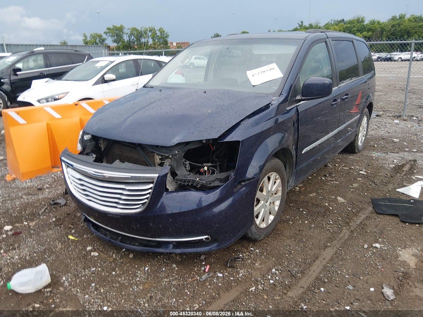 Vin: 2c4rc1bg6fr561171, lot: 45818273, chrysler town & country touring 20152