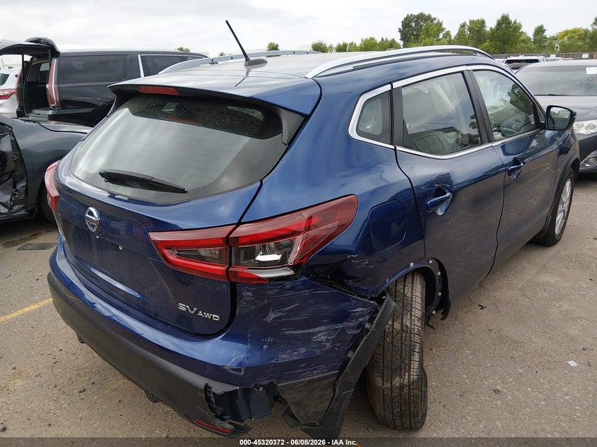 Vin: jn1bj1cw3lw381410, lot: 45818305, nissan rogue sport sv awd xtronic cvt 20204