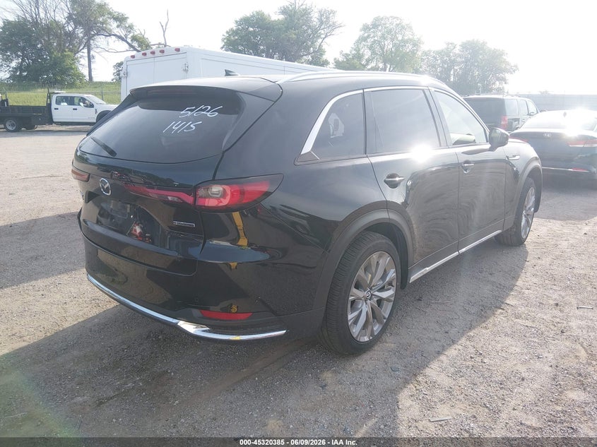 Vin: jm3kkehd0s1229256, lot: 45818318, mazda cx-90 3.3 turbo premium plus package 20254