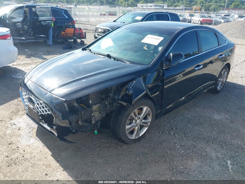 Vin: 5npe34af6kh763752, lot: 45818334, hyundai sonata sel 20192