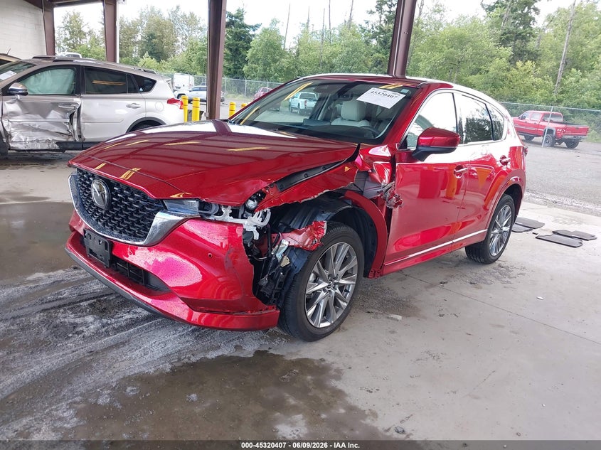 Vin: jm3kfbemxs0553330, lot: 45818340, mazda cx-5 2.5 s premium plus 20252