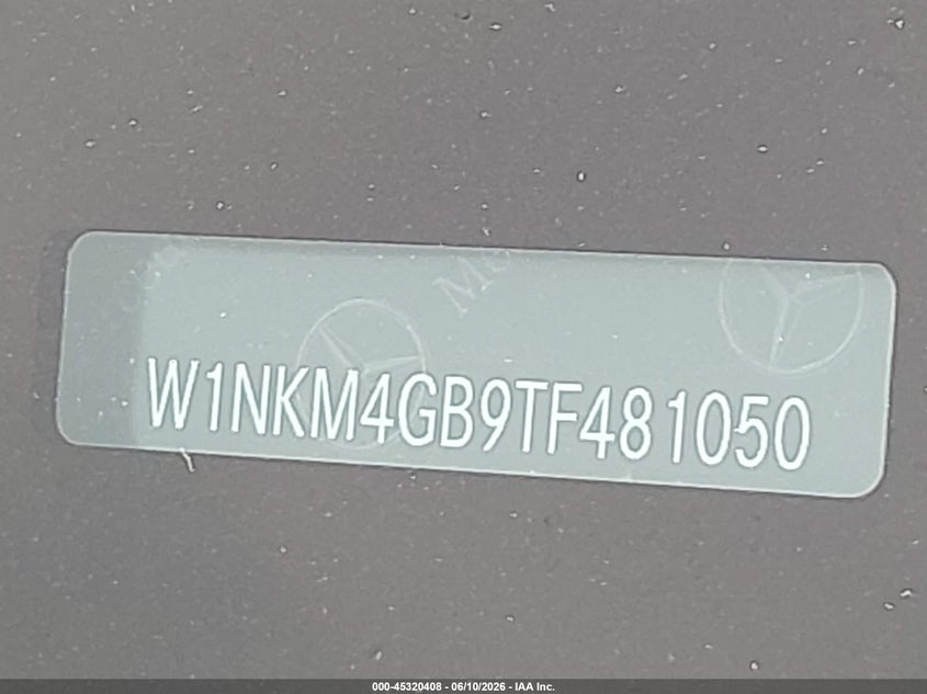 2026 Mercedes-Benz Glc 300 VIN: W1NKM4GB9TF481050 Lot: 45320408