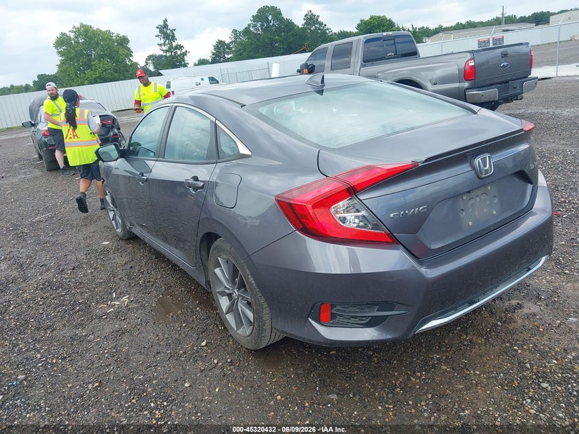 Vin: 19xfc1f37le020122, lot: 45818365, honda civic ex 20203