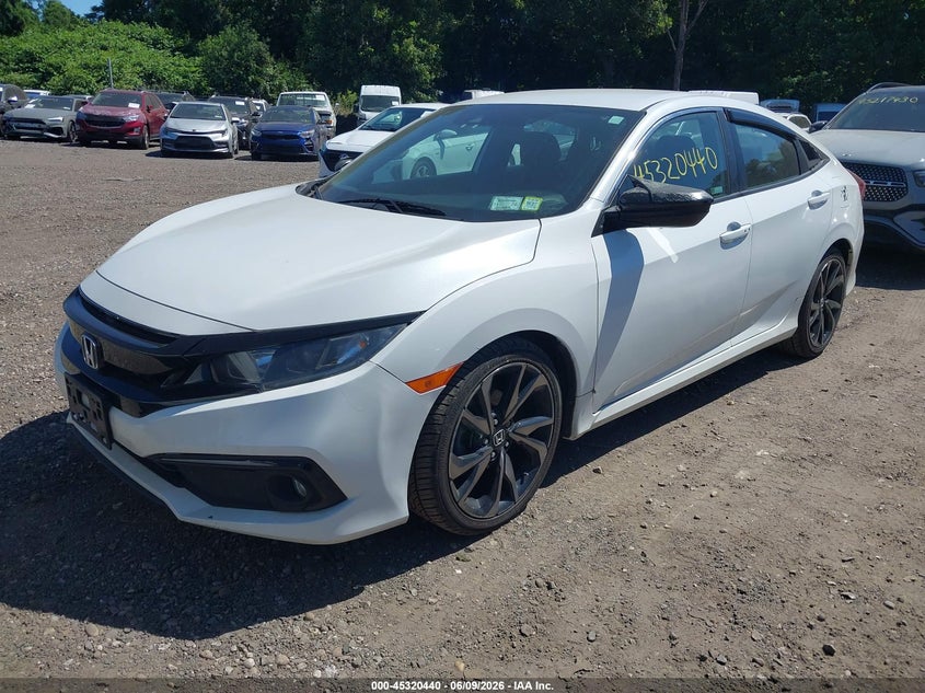 Vin: 2hgfc2f89lh594731, lot: 45818373, honda civic sport 20202