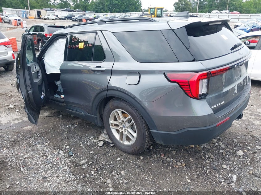 Vin: 1fmuk7dh0sgb98928, lot: 45818393, ford explorer active 20253