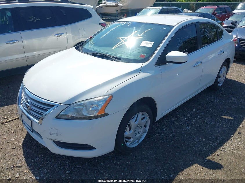 Vin: 3n1ab7ap0ey266783, lot: 45818445, nissan sentra sv 20142