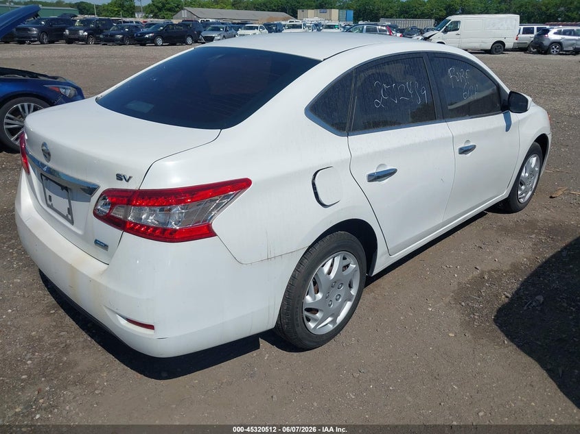 Vin: 3n1ab7ap0ey266783, lot: 45818445, nissan sentra sv 20144