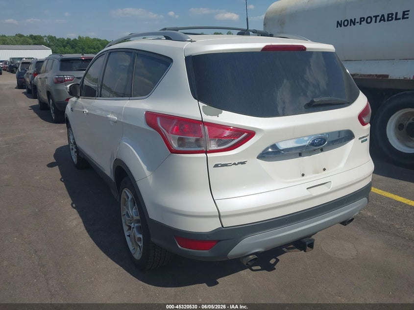 Vin: 1fmcu9j91gua20436, lot: 45818463, ford escape titanium 20163