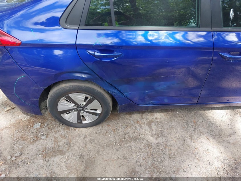 2019 Hyundai Ioniq Hybrid Blue VIN: KMHC65LC5KU178931 Lot: 45320536