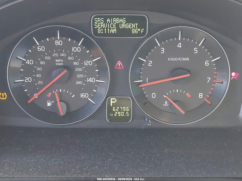 2011 VOLVO V50 WAGON 2.5L I-5 DOHC, VVT, TURBO, 227HP