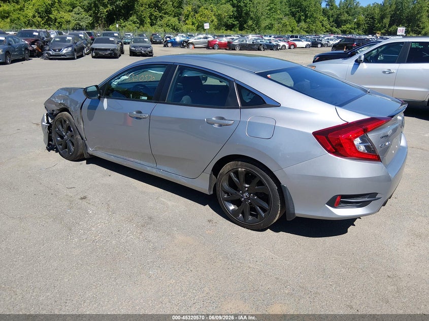 Vin: 2hgfc2f85kh556041, lot: 45818503, honda civic sport 20193