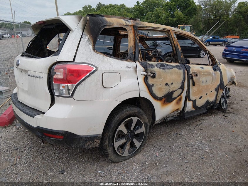 Vin: jf2sjagcxjh541718, lot: 45818507, subaru forester 2.5i premium 20184
